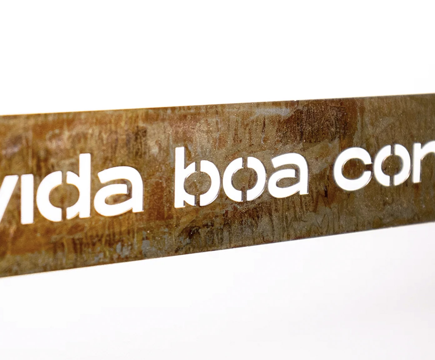 Frase de Ferro Rust "Eu Quero Partilhar A Vida Boa com Voc&ecirc;" image number 2