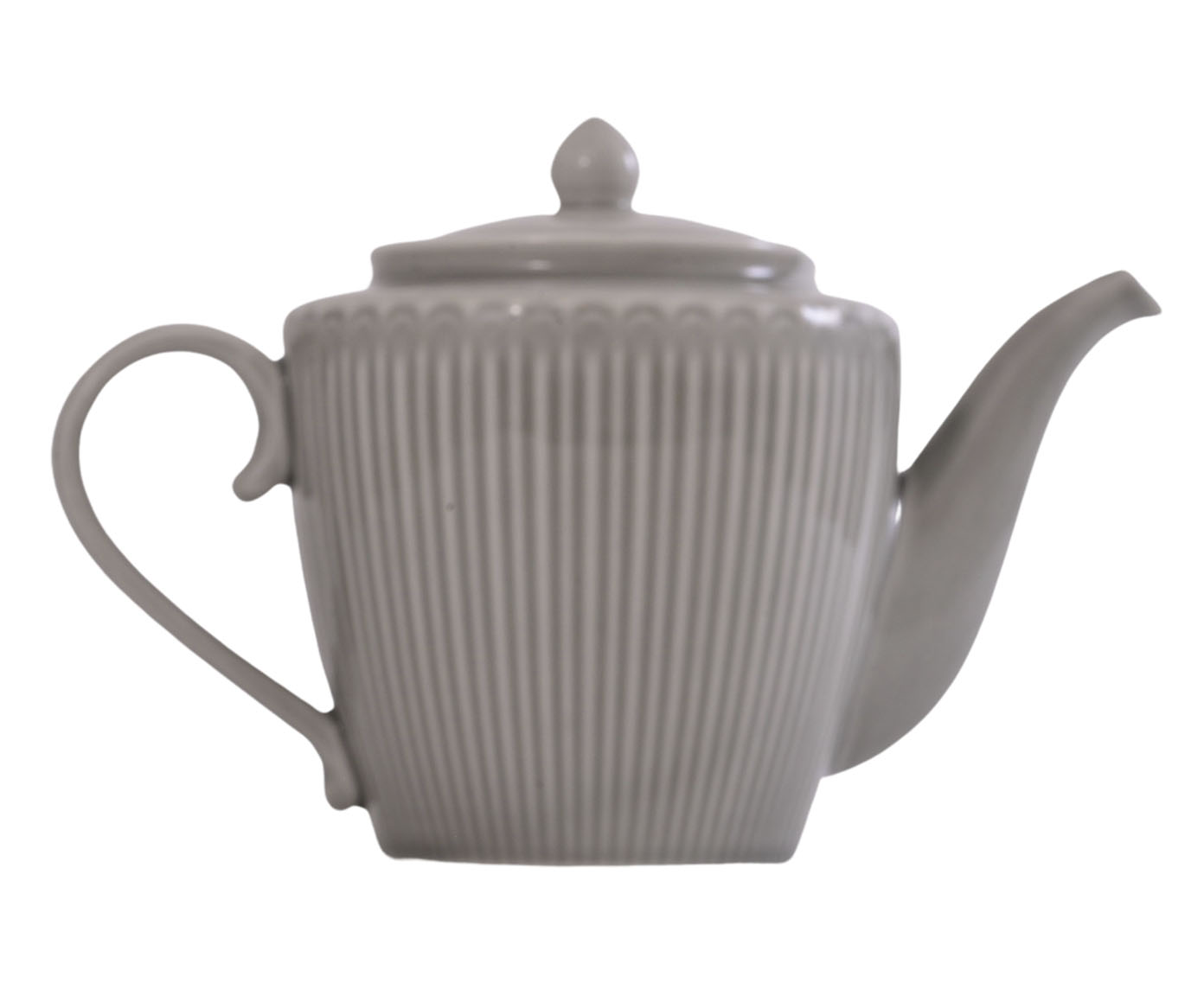 Bule em Porcelana Noemi Cinza - image 0