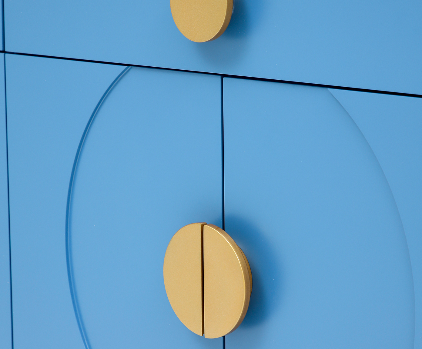 Buffet Duo Cerchio D'Oro - Azul image number 5