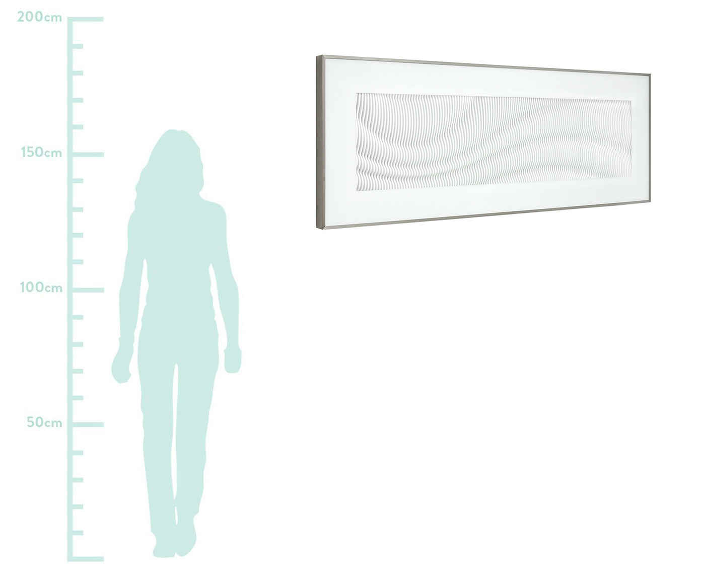 Quadro Rio l - Branco - image 1