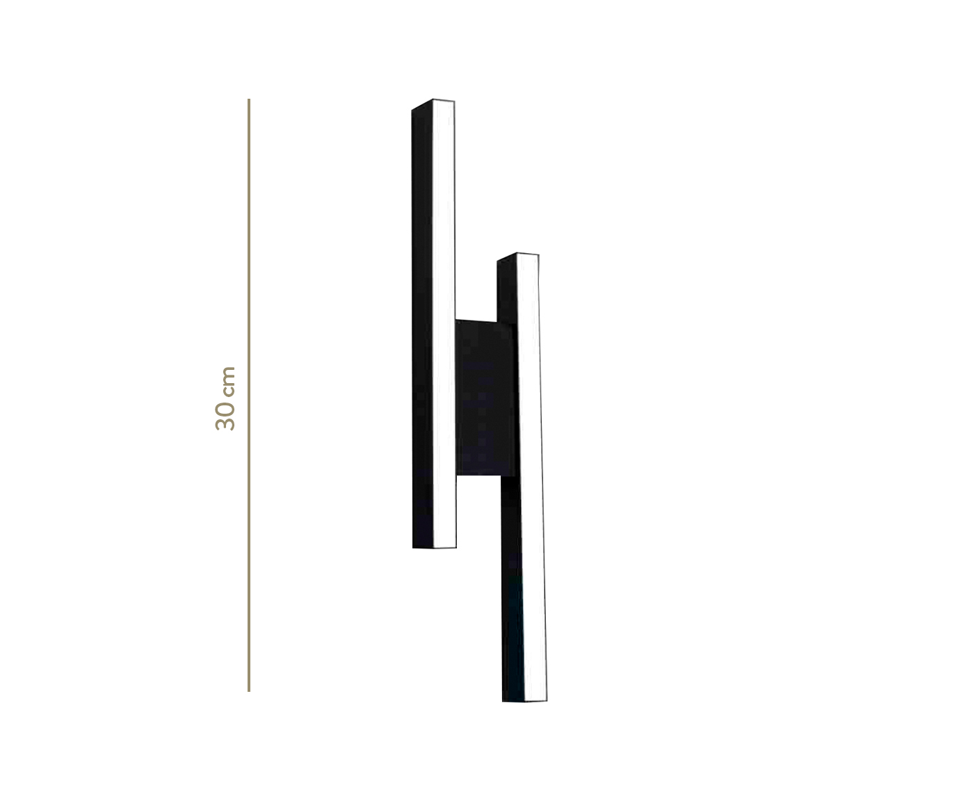 Arandela de Led Clarisse Preto  - Bivolt - image 1