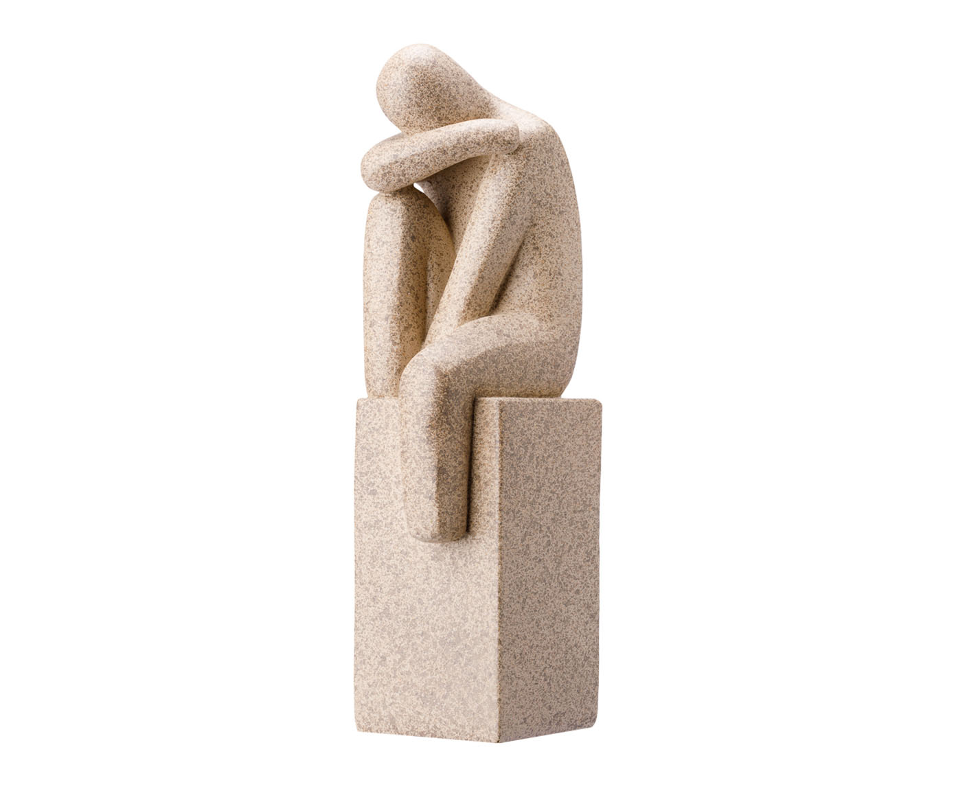 Escultura Solid&atilde;o Bege - image 0