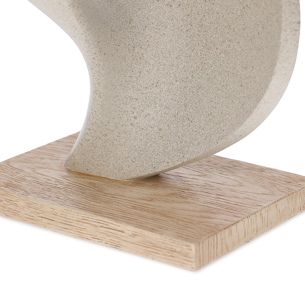 Escultura Shaunde Cinza image number 2