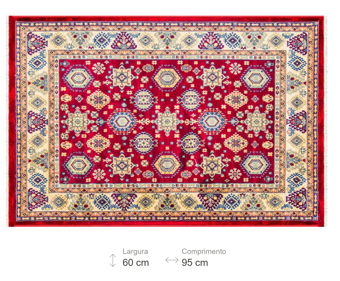 Tapete Kasakh Claret Red image number 2