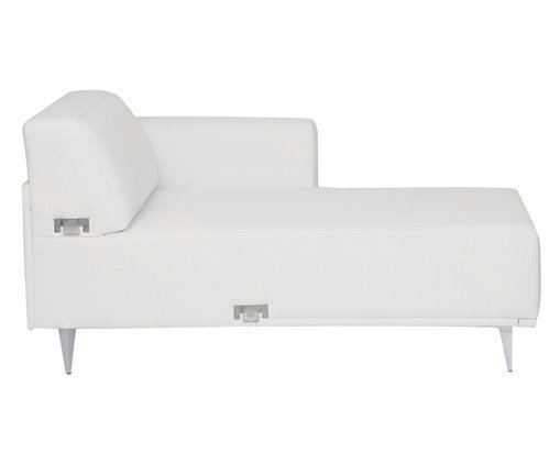 Sof&aacute; Modular com Chaise Esquerda em Linh&atilde;o Antonio Cotton Cru image number 5
