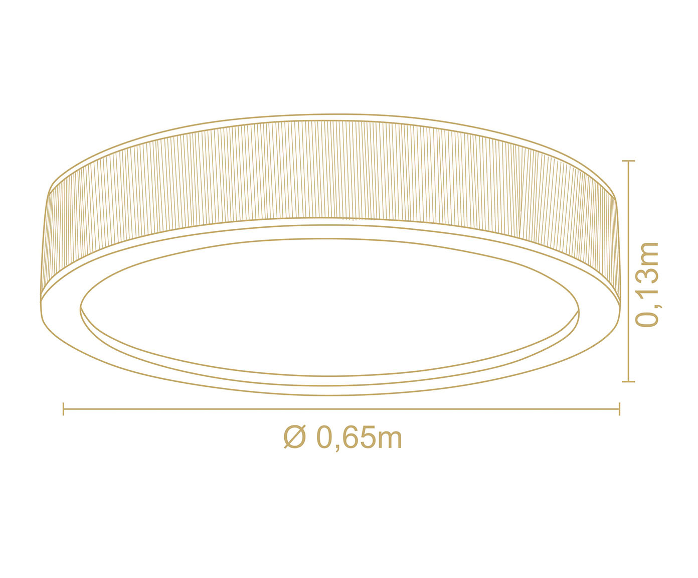 Plafon Apollo 6 Lampadas  Castanho - Bivolt - image 1