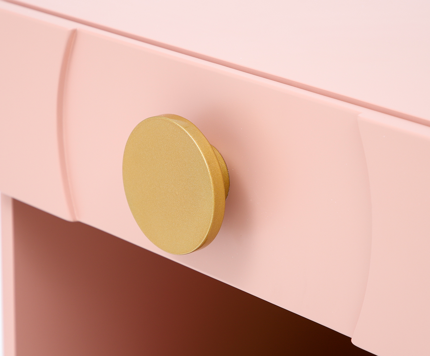 Mesa de Cabeceira Cerchio D'Oro com Nicho Blush - Rosa image number 2