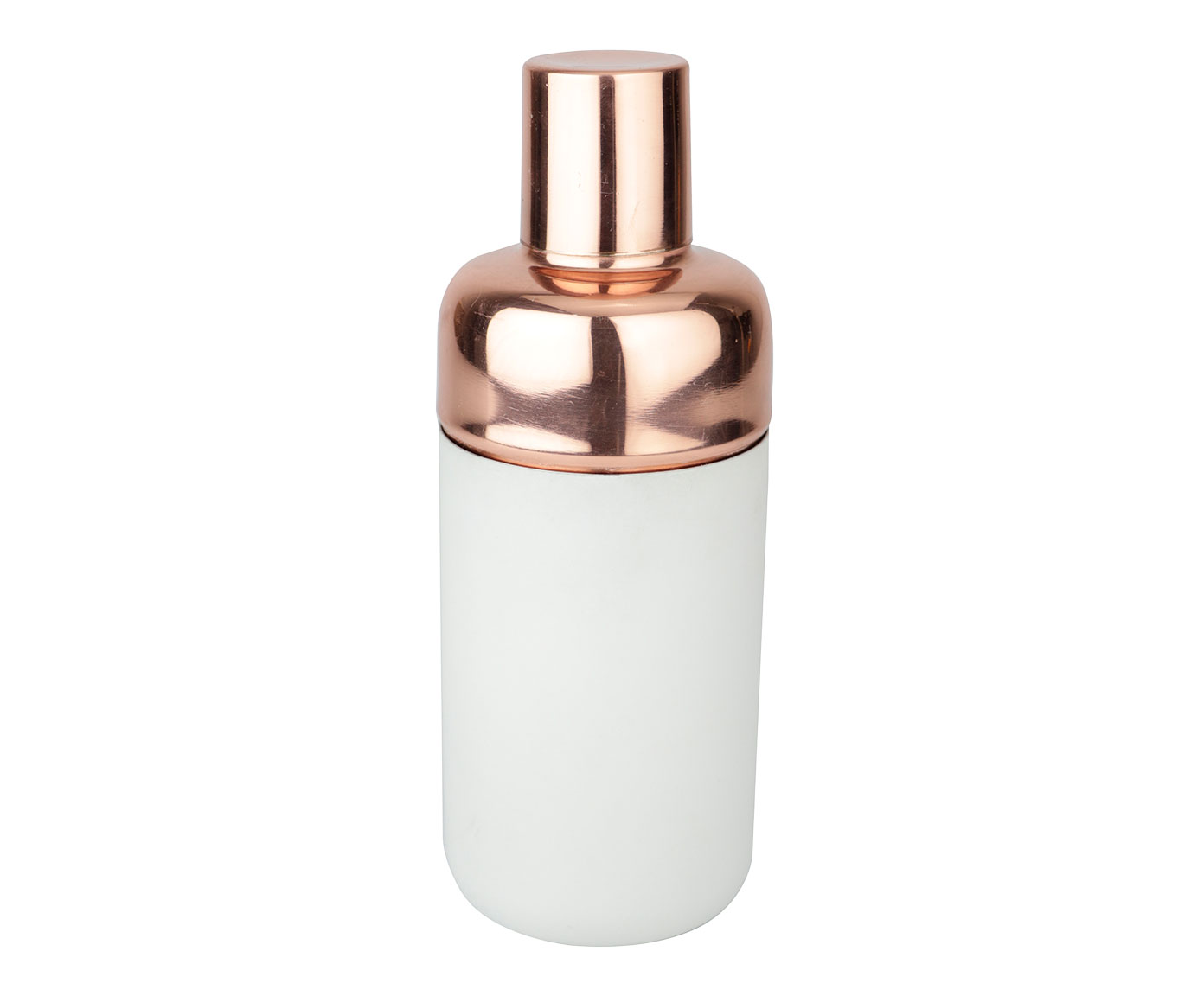 Coqueteleira Drink Station em Inox Branco e Cobre - image 0
