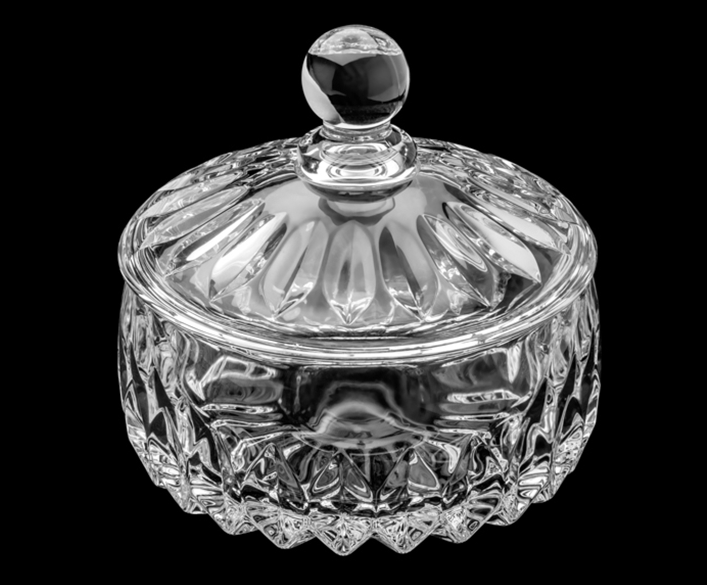 Pote Decorativo em Cristal Louise Transparente image number 2