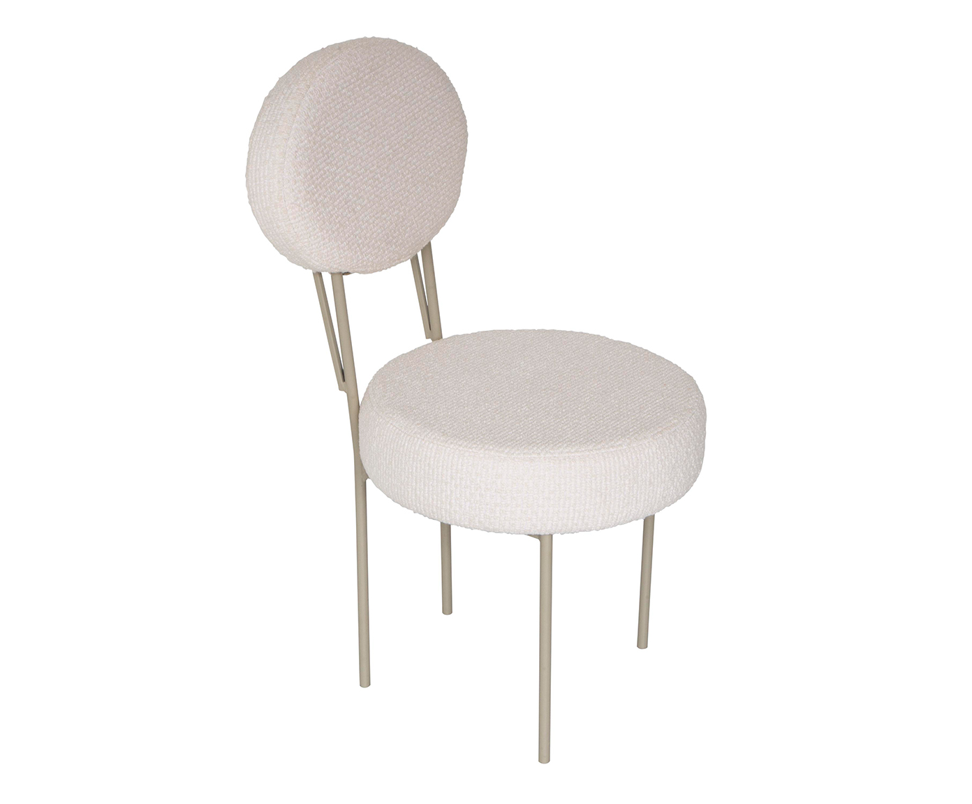 Cadeira Broto  Boucl&eacute; Natural - Taupe - image 0