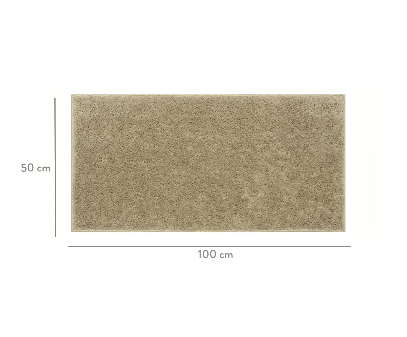 Passadeira Shaggy Smooth Trigo image number 4