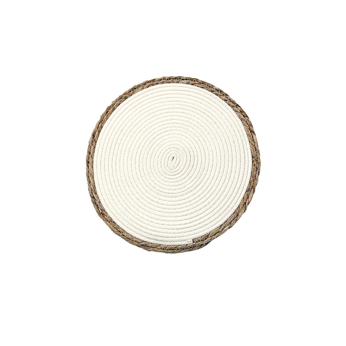 Lugar Americano de Fibra Natural e Algod&atilde;o Branco - image 0