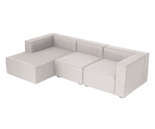 Sof&aacute; 3 M&oacute;dulos Chaise Direito Mensa Fendi image number 3