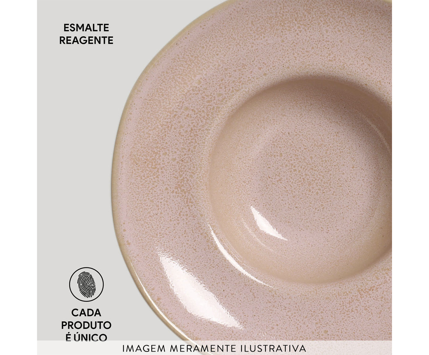 Jogo de Pratos para Massa Org&acirc;nico Litchi Rosa image number 4