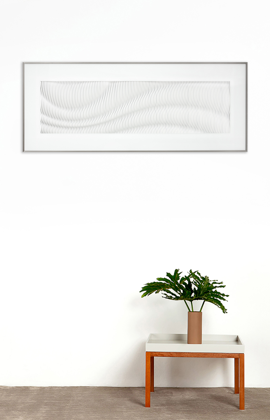Quadro Rio l - Branco image number 2