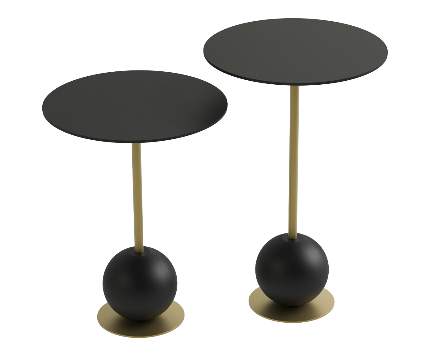 Conjunto Mesa de Canto Mil&atilde;o Preta - image 0