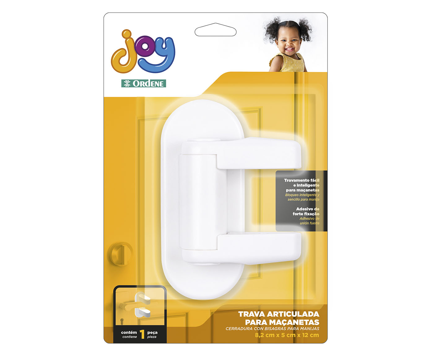 Trava Articulada para Ma&ccedil;anetas Joy Branca - image 1
