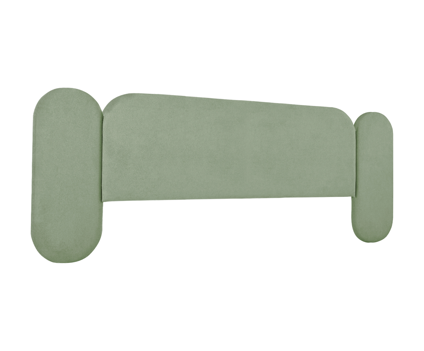 Cabeceira em Boucle Aveludado Arco Embrace Verde image number 2