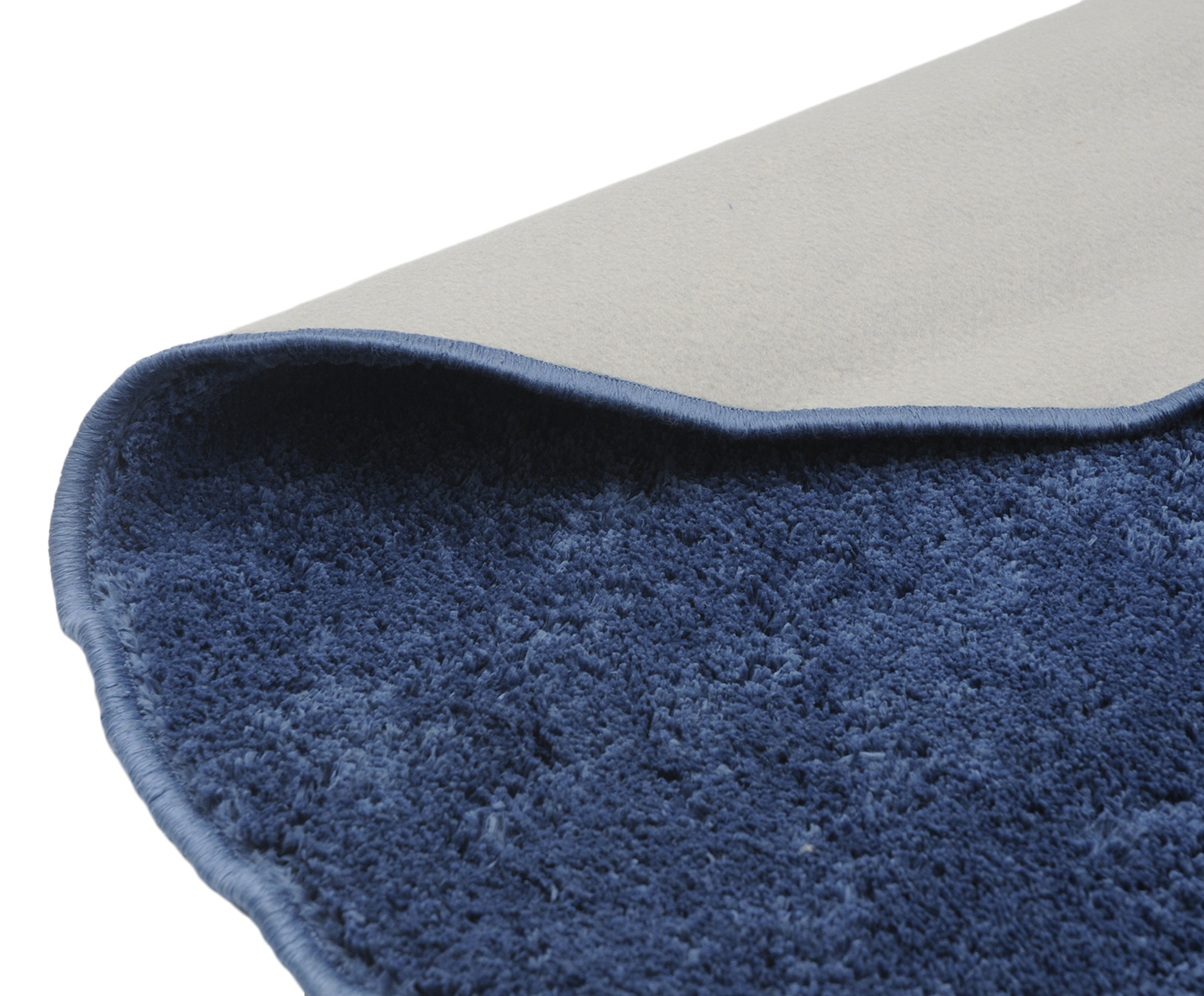 Tapete Redondo Shaggy Smooth - Jeans image number 3