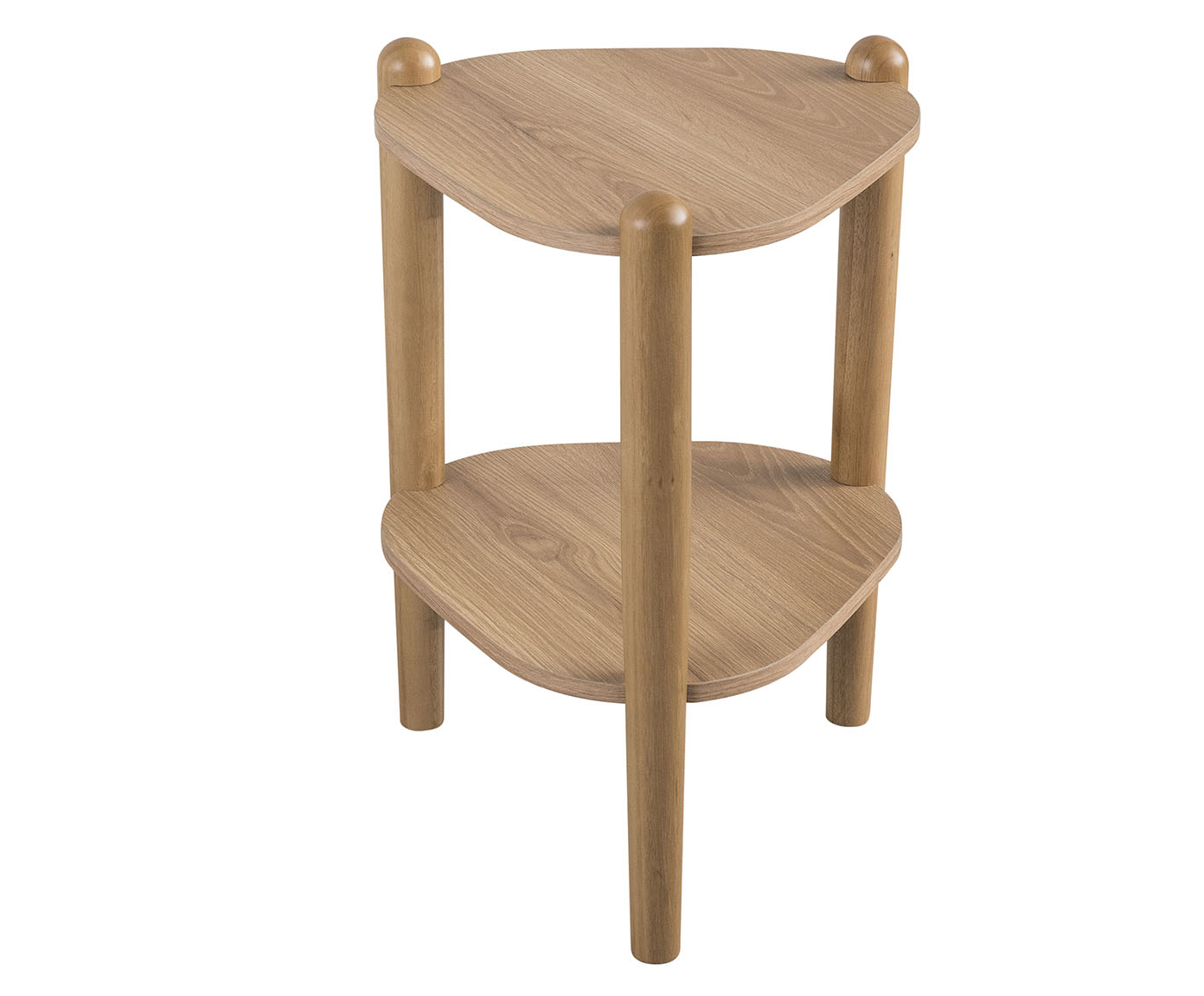 Mesa Lateral Com Prateleira Org&acirc;nica Hanover - image 1