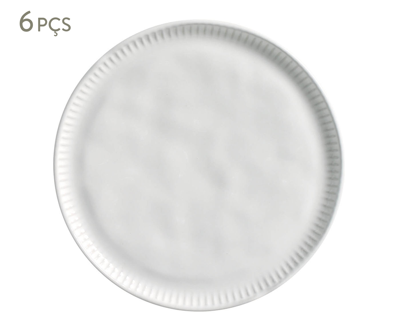 Jogo de Pratos para Sobremesa Linhas New White - image 0