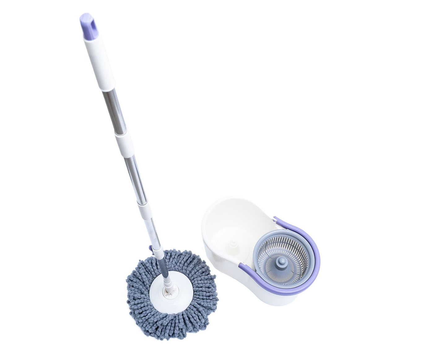 Mop Girat&oacute;rio Original com Balde e Esfreg&atilde;o Giro Fit Simplo - image 1