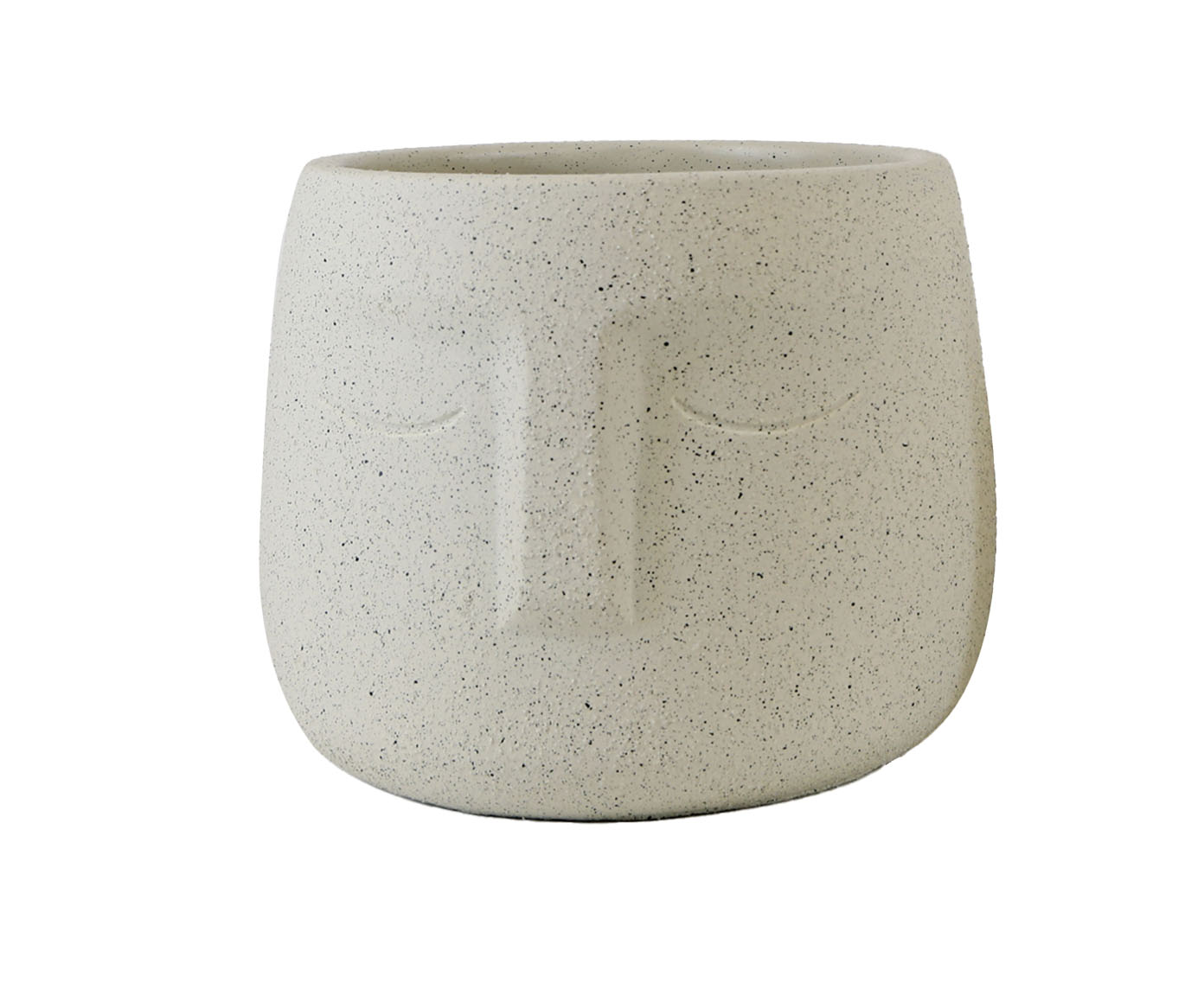 Vaso de Cimento Face I Bege - image 0