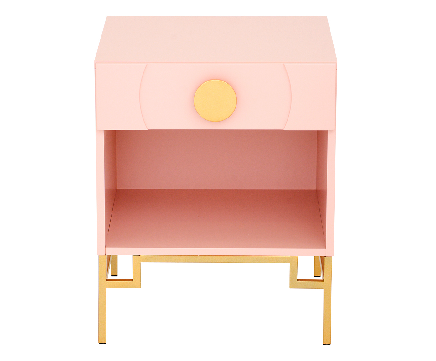 Mesa de Cabeceira Cerchio D'Oro com Nicho - Ros&eacute; - image 0
