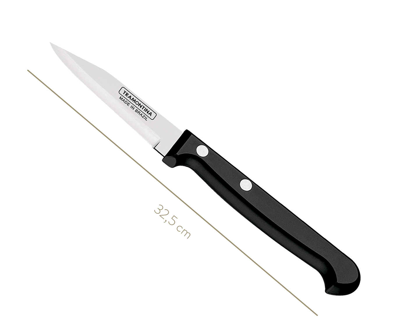 Faca para Legumes em Inox Thale 3" - Preta - image 1
