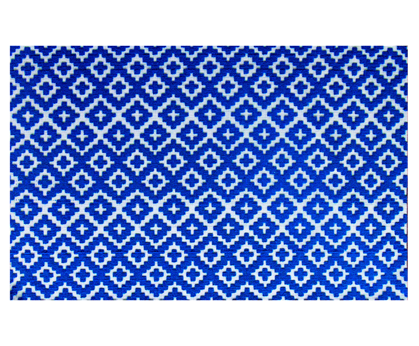 Tapete Oriental Strauss Deco Branco e Azul - image 0