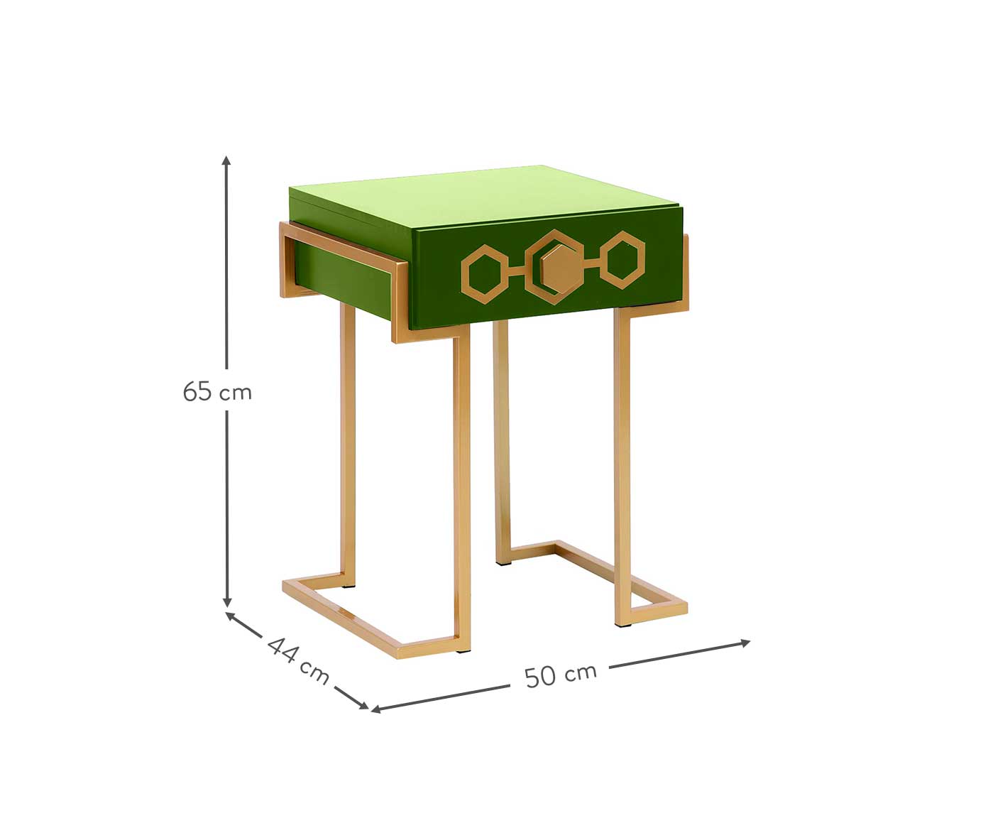 Mesa de Cabeceira Glam Olivedrab - Verde Musgo image number 9