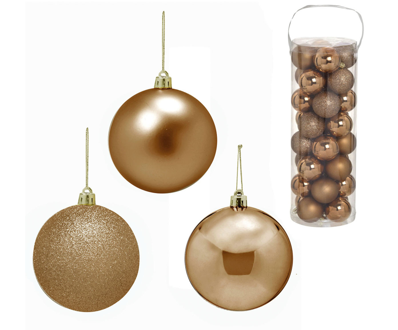 Bolas de Natal Bronze - 32 Unidades - image 0