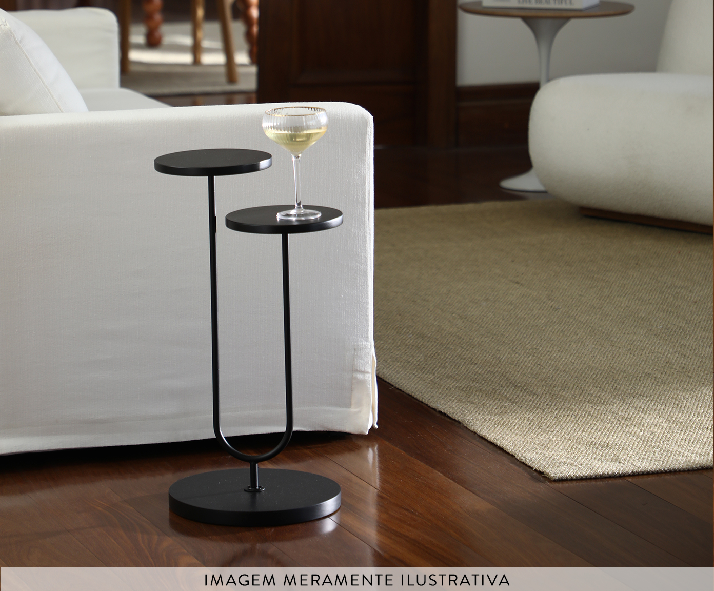 Mesa Lateral Bliss Preto - image 1