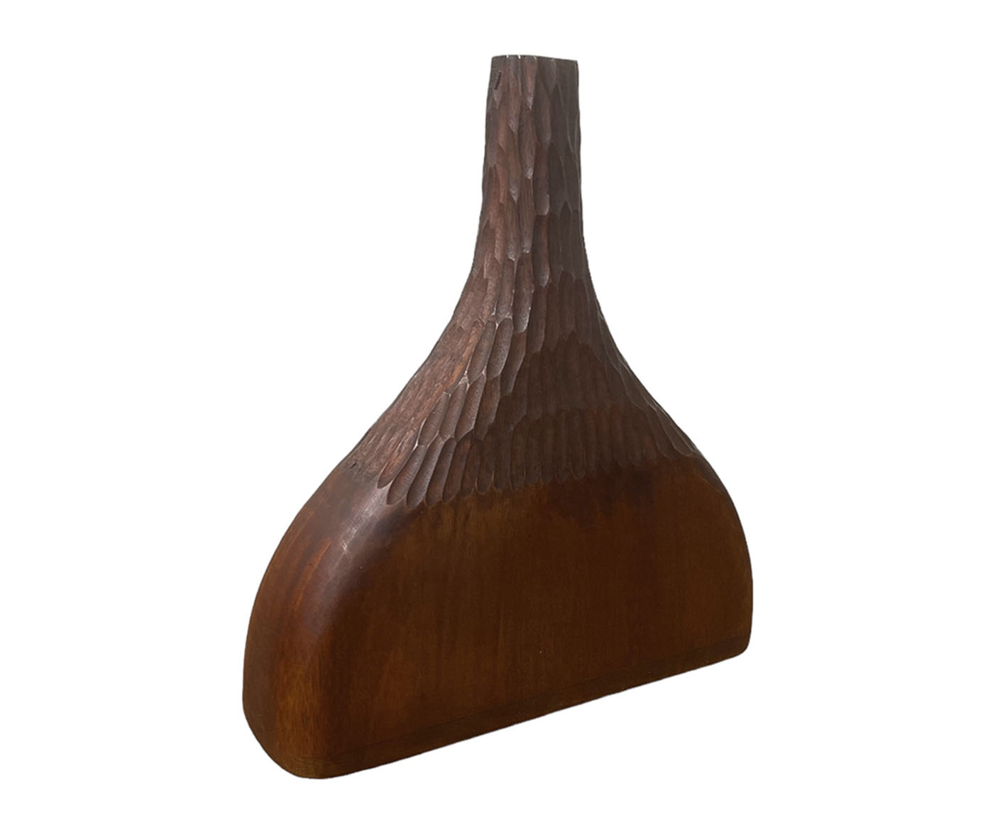 Vaso em Madeira Henriques - Marrom Escuro - image 0