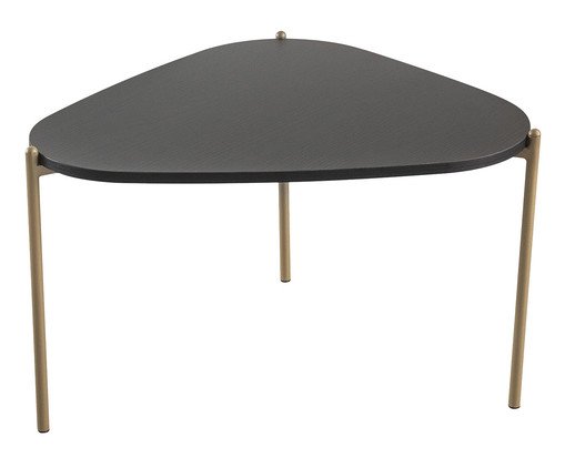 Mesa de Centro Org&acirc;nica Nero e Dourado - image 0