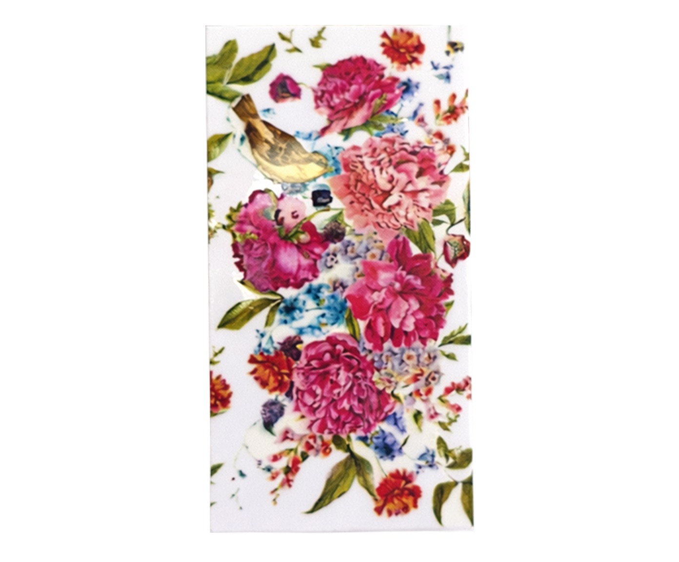 Caixa para F&oacute;sforos Flores Rosa - image 0