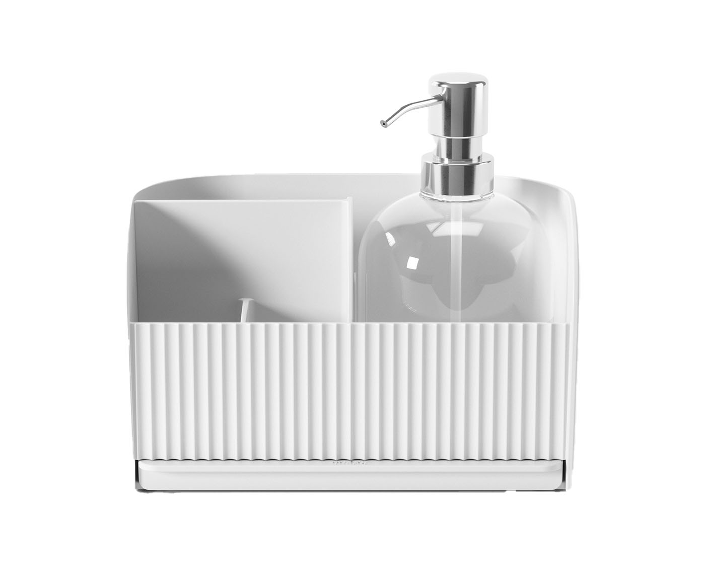 Dispenser com Porta Esponja de Pia Sling - Branco - image 0