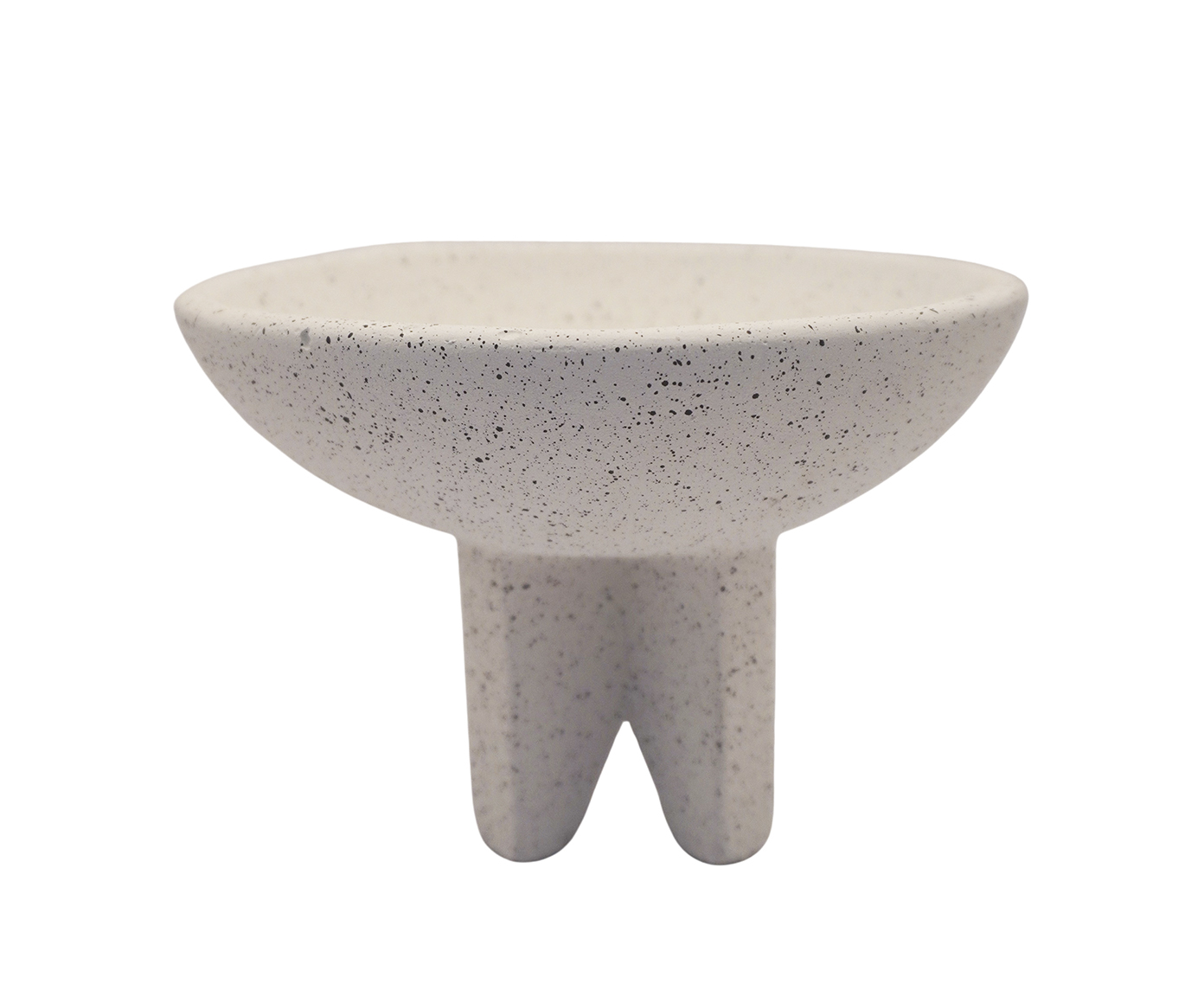 Centro de Mesa com P&eacute; Ibiza Branco Pequeno - image 0