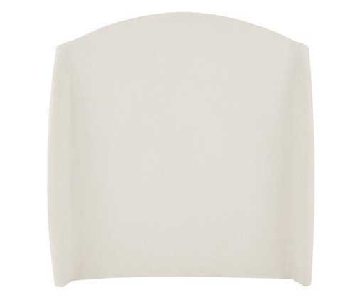 Cabeceira em Boucle Aveludado Smooth OffWhite image number 9