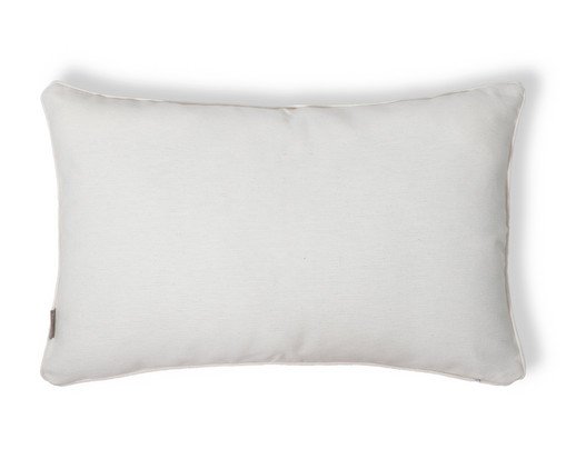Capa de Almofada Retangular com Cordon&ecirc; Branco - image 0