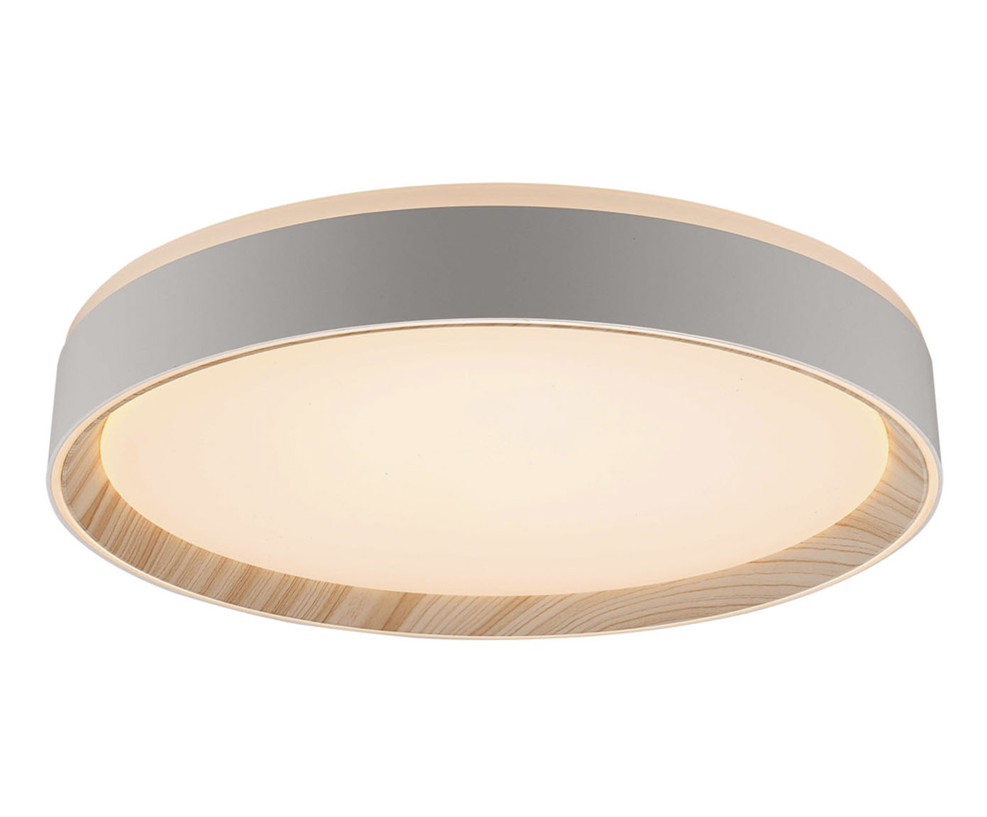 Plafon em Madeira Chamfer Menor Branco Bivolt - image 0