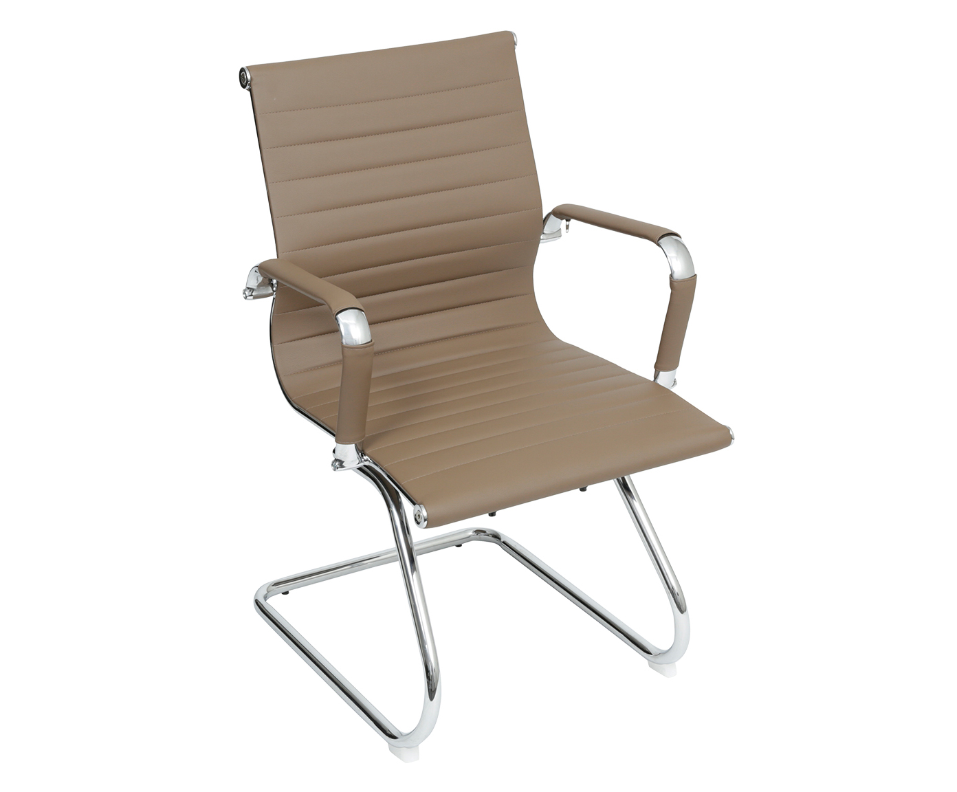 Cadeira Fixa Office Eames Esteirinha - Bege - image 0