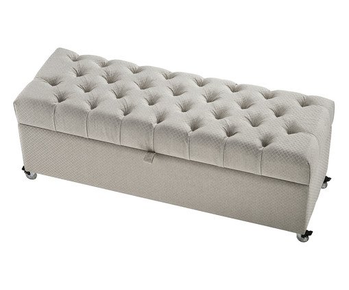 Recamier Ba&uacute; Monsieur Mini - Cinza Claro - image 0