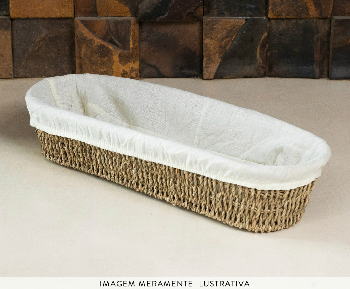 Cesta Sisal com Forro Wolff image number 4