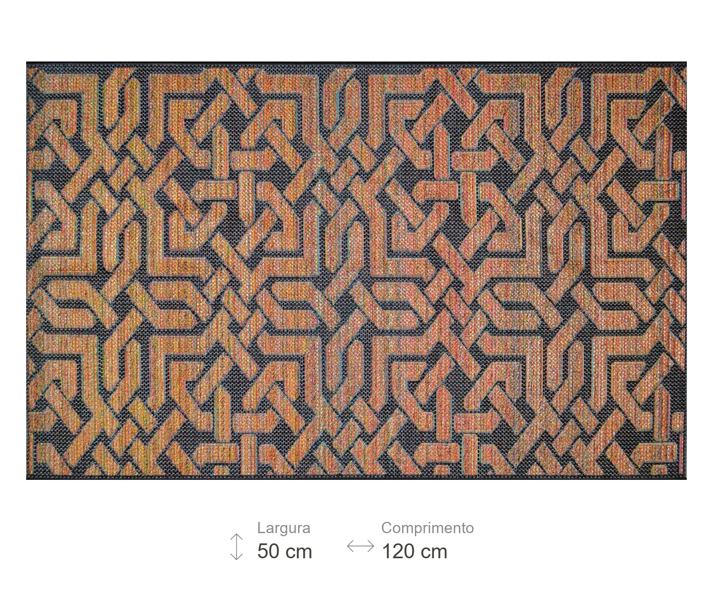 Tapete Pequeno em Sisal Unique Lisboa Discerning Preto image number 7