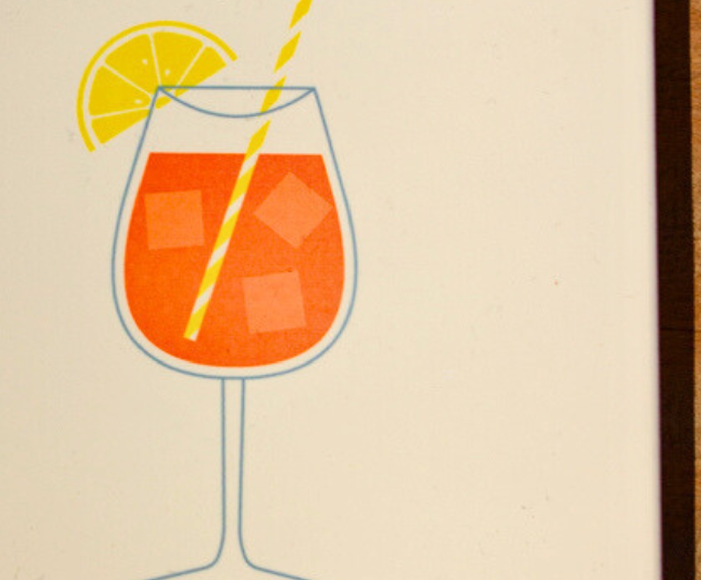 Azulejo Decorativo "Aperol Drink" - image 1