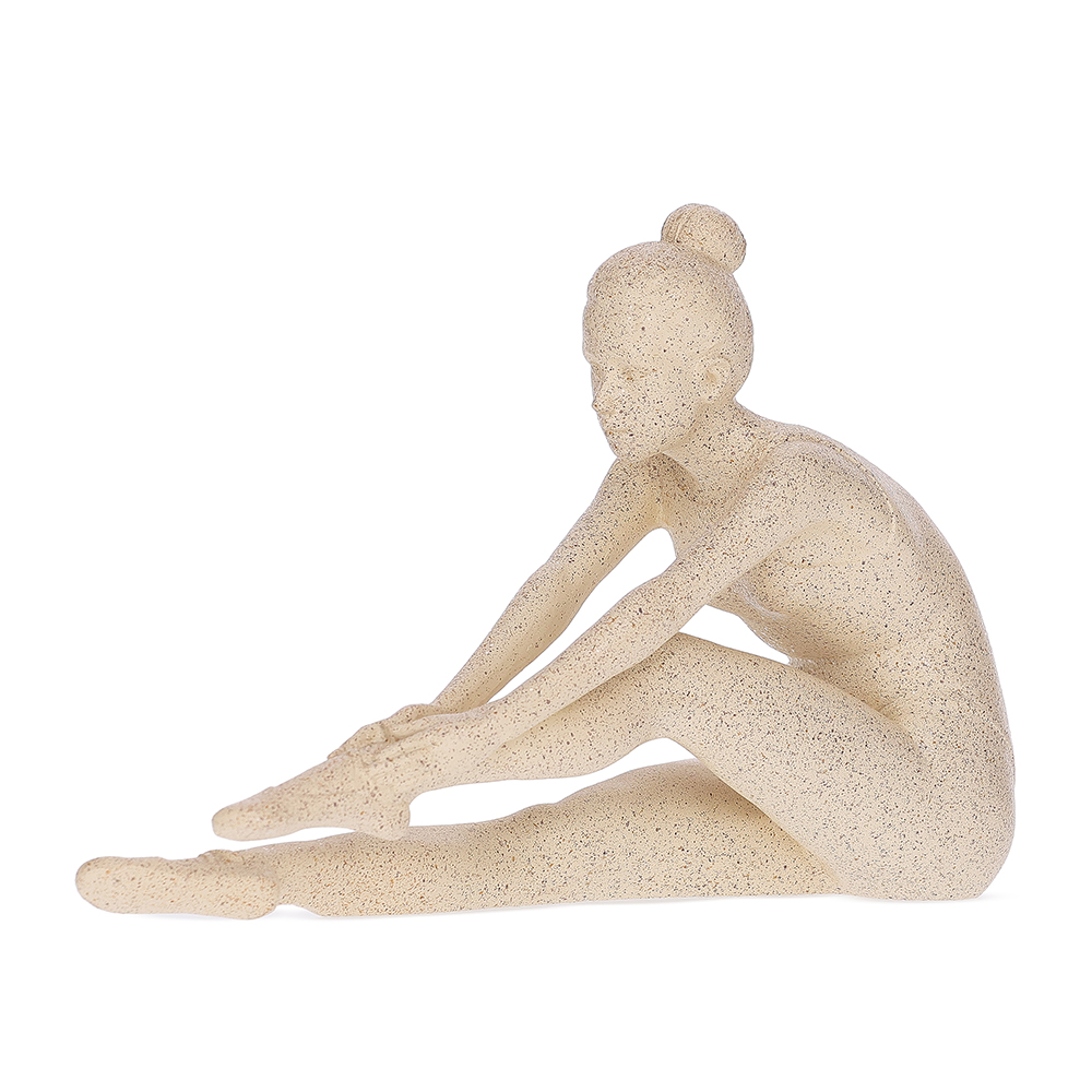 Escultura Bailarina Bege - image 1
