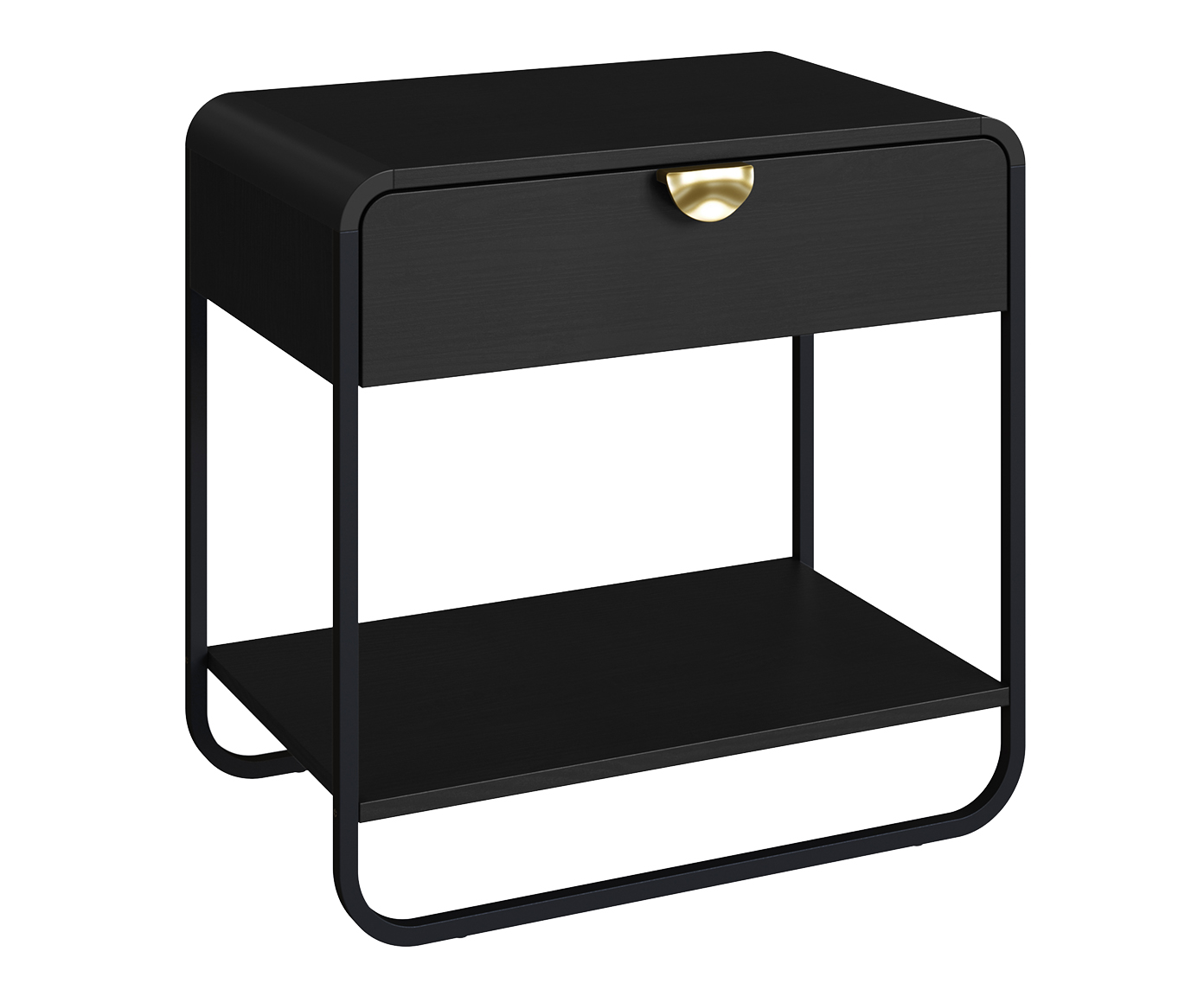 Mesa de Cabeceira Luna - Nero - image 0
