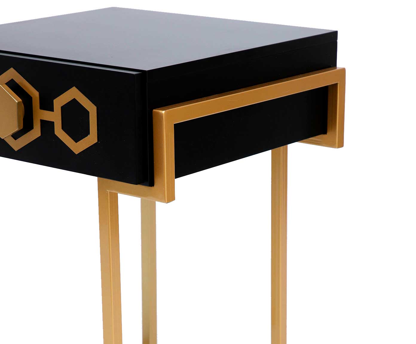 Mesa de Cabeceira Glam - Preto image number 4