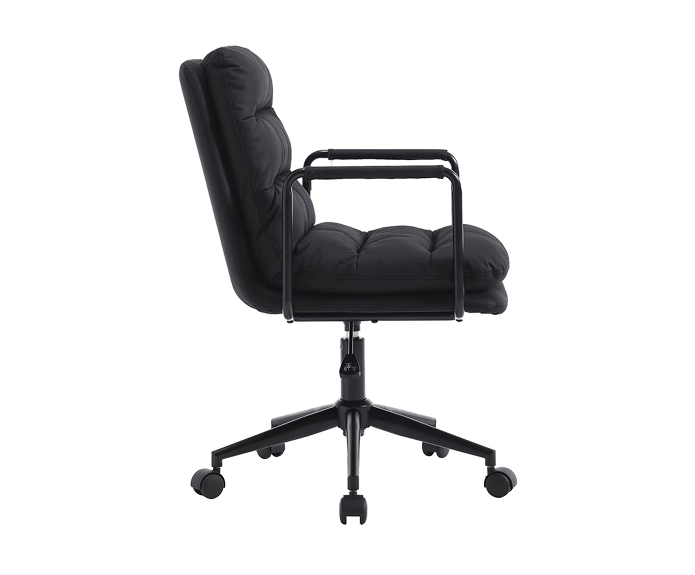 Cadeira Office Arizona Aveludado Preto image number 3